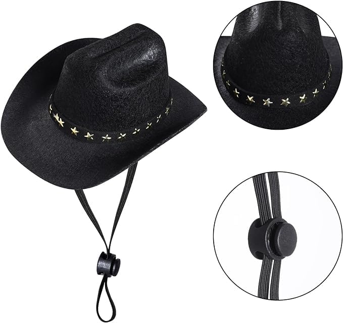 Cowboy Pet Hat Cosplay Cap for Dogs and Cats Six Colors