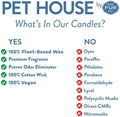 Evergreen Forest Mini Candles Plant-Based Wax, 3 Pack Pet House