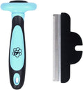 Chirpy Pets Pet Grooming Brush for Shedding, Long & Short Hair, Reduces Shedding by More Than 95%, Professional Deshedding Tool for Dog & Cat, Black