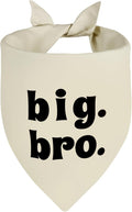 Big Brother Dog Bandana Beige XLarge 1PCS, Adjustable Triangle Scarf