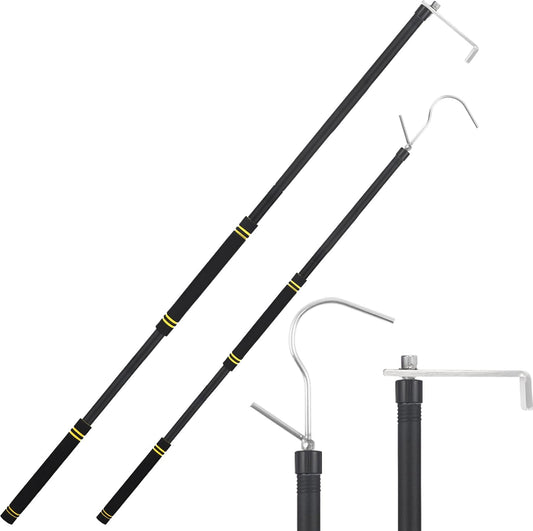 Truck Cargo Retriever Heavy Duty, Cargo Grabber Truck Cargo Retriever 35-77" with Two Hooks Essential Pickup Truck Van R
