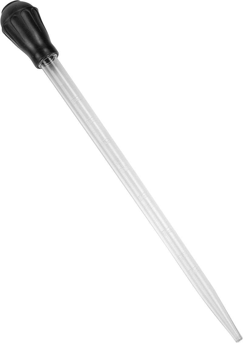 18.7in Long Turkey Baster Aquarium Food Feeder Syringe 50ml Black