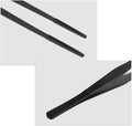 Reptile Feeding Tongs, Stainless Steel Lizard Feeding Tongs, Aquarium Straight Feeding Tweezers for Reptiles with Rubber