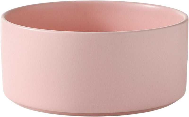 6'' Ceramic Dog Bowl - 30Oz Classic Dogs Food & Water Bowl for Small and Medium Breed Dogs, Heavy Duty Non-Slip Dog Dish