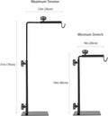 Reptile Heat Lamp Stand, Adjustable 16"- 31" H, Sturdy Metal Light Holder