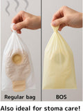 BOS Amazing Odor Sealing Cat Waste Disposal Bags - Durable, Unscented [Size: L, Color: light blue] (60 Count, Pack of 3)