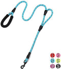 Plutus Pet Rope Dog Leash 6ft Long,Traffic Padded Two Handle,Heavy Duty,Reflective Double Handles Lead for Control Safet