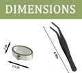 Jumping Spider Enclosure Accessories 3 Pcs Magnetic Feeding Bowl Set with Jumping Spider Feeding Tongs Removable Feeding