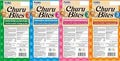INABA Churu Bites for Cats, Soft Baked Chicken Churu Filled Cat Treats with Green Tea Extract, 0.35 Ounces Each Tube, 12 Tubes Total, 4 Flavor Variety