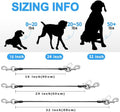 Dog Seat Belt Harness for Car,2pcs Dog Seatbelt of Coated Wire Leash Safety Restraint,No Chew Tether Cable Vehicle Dogs 
