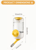 GPY Pet Water Dispenser, 30oz/900ml Large Capacity Guinea Pig Water Bottle
