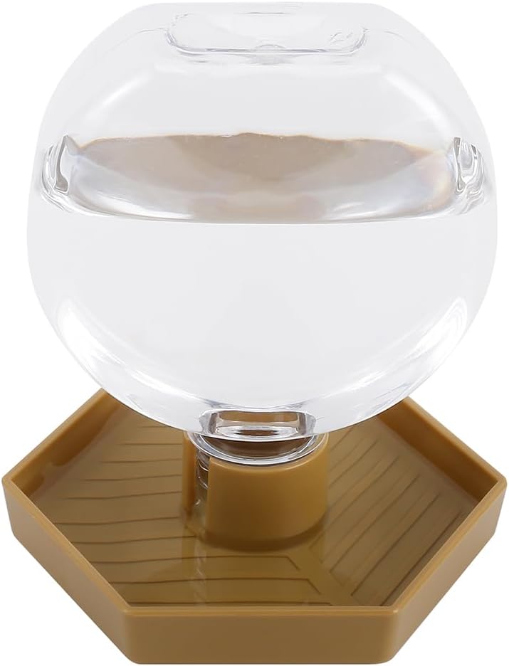 Reptile Water Feeder,Gecko Bearded Dragon Automatic Water Dispenser 12 Oz Amphibians Waterer Dish Terrarium Bowls for Li