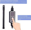 MQ Titanium Alloy 500W Aquarium Heater for Salt and Fresh Water, Digital LED Display Submersible Heater with External Th