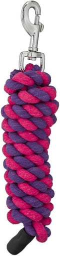 Tough1 6ft Cotton Lead with Bolt Snap - Purple/Pink