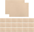 100pcs Parrot Cage Gravel Paper, 16.5x12 Inch Sandpaper Liners for All Caged Birds, Cuttable Birdcage Mat Sheets for Dai