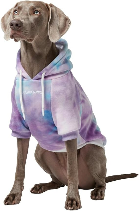 Spark Paws Dog Hoodie - Dog Sweater Sweatshirt Clothes for Large Dogs Puppy
