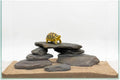 Aquarium Stone Natural Slate Stream Turtle Tank Rocks 3-7 inches Fish Rock for Aquarium Aquascaping Shrimp Tanks Amphibi