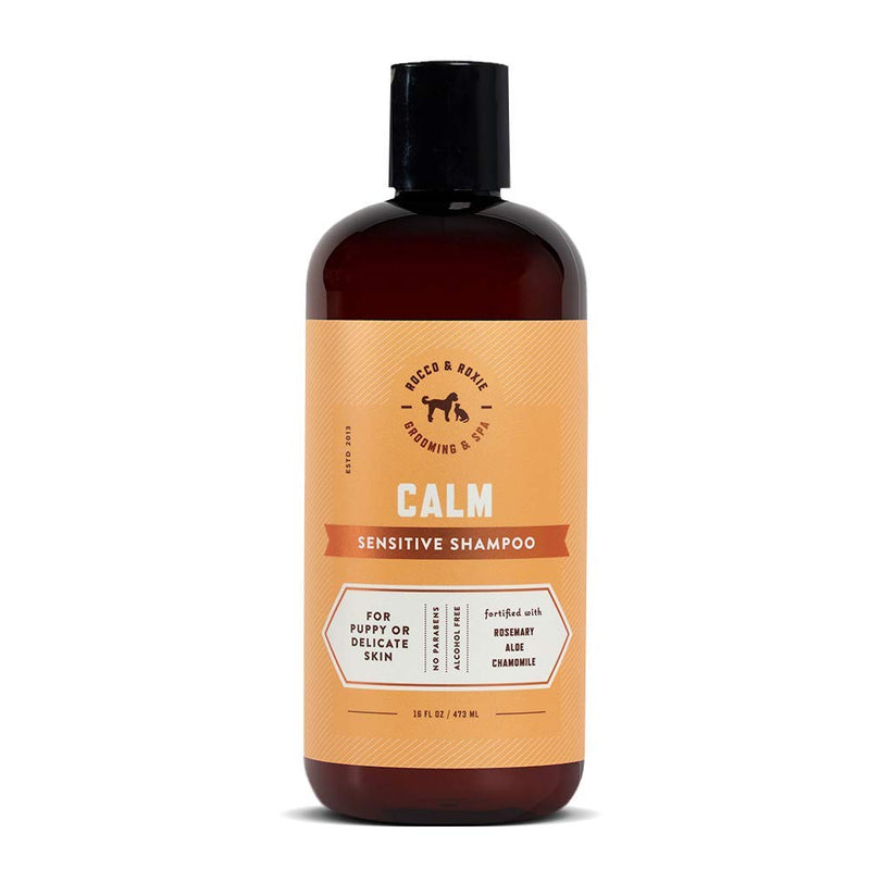 Rocco & Roxie Supply Co. Dog Shampoo and Conditioner - Soothe Oatmeal Shampoo for Itch Relief, Calm Hypoallergenic Shampoo for Sensitive Skin, and Shine Argan Oil Pet Wash - Puppy Bathing Supplies