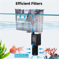 AQQA Quiet 20-30 Gallon Fish Tank Filters, Hang on Back Aquarium Filter