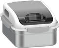 304 Stainless Steel Dog Food Storage Container with Lid for Cat Bird Pet Dry Food Treats, Mouse Proof Small Storage Bin 