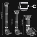 3-Level Adjustable Aquarium Shrimp Feeding Tube Set,Fish Tank Feeder Kit
