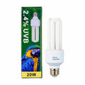 Sundew 2.4% UVB Bird Light Bulb - High CRI 85.6 Full Spectrum UVA UVB Lamp - 20W E26 for Parrots, Cockatiels, Conures, African Greys, Canaries & All Pet Birds, Improve Mood & Feather Health