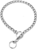 Choke Collar for Dogs,Heavy Duty Metal Slip Chain Collars Training