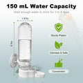 Automatic Bird Water Dispenser, Suspended ABS Parrot Cage Water Feeder Drinker, No Drip Bird Cage Water Bowl for Parakee