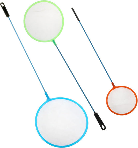 3-Piece Sets Aquarium Fish Net Mini Baby Bumper Shrimp Net Small