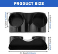 Aquarium Cave Tunnel, 2 Hole Fish Tank Hideout for Gravel or Sand Setup