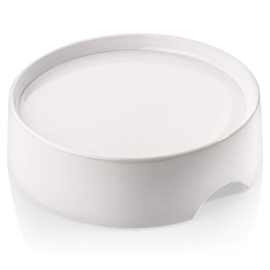 CatGuru Food Table for Cat Bowls, Elevated Feeding Station for Cat Food Bowl, Raised Stand for Pet Food and Water Bowls, Pet Feeder for Indoor Cats, Stress Free Stand for Pet Dishes (Marshnallow)