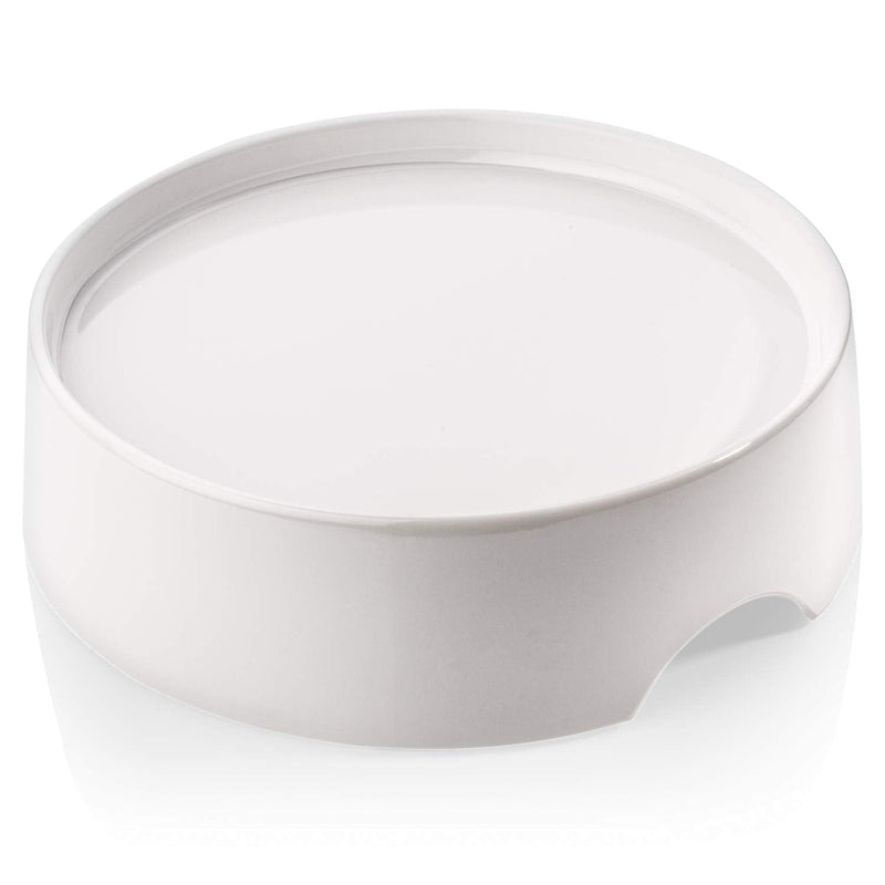 CatGuru Food Table for Cat Bowls, Elevated Feeding Station for Cat Food Bowl, Raised Stand for Pet Food and Water Bowls, Pet Feeder for Indoor Cats, Stress Free Stand for Pet Dishes (Marshnallow)