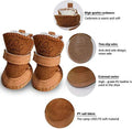 URBEST Dog Shoes with Hook Loop Closure Booties Pet Dog Chihuahua Shoes Boots 4Pcs