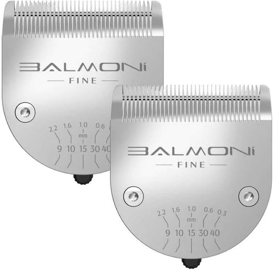 Professional Coarse + Fine 5-in-1 Clipper Blades (2-Pack) for 580 Series – Adjustable 0.6–2.8mm Detachable Metal Blades,