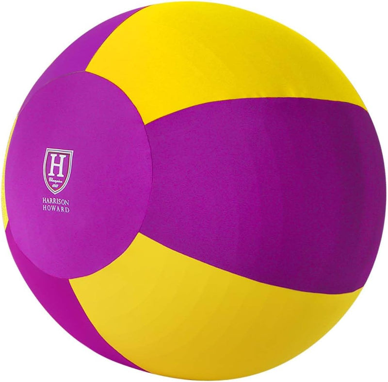 Harrison Howard Howdy Bally Horse Playball Mega Ball Cover for Equine Use - Exclusive Fun Patterns - Violet Sunrise 40