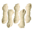 Top Dog Chews - Natural Beef Rawhide Bones (5 Pack), 8"-10" Long-Lasting Dog Bones for Aggressive Chewers, Digestible Dog Treats for Small, Medium & Large Breeds