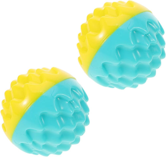 Interactive Dog Ball Thrower 2 Pack Dog Molar Ball for Outdoor Training Teething Toys for Dogs Lightweight Pet for Parks