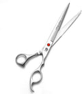 Purple Dragon 5"/5.5"/6"/6.5"/7"/7.5"/8"/9"/10" Sharp Edge Hair Cutting Shears Pet/Puppy/Cat Grooming Scissors with Bag - Perfect for Barber or Dog Groomer