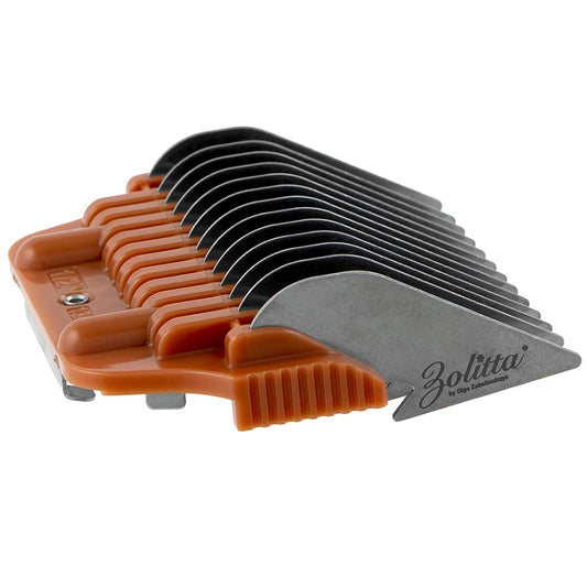 ZOLITTA Professional Pet Dog Grooming Wide Attachment Comb | #1 13mm 1/2″ | For A5 Type Blade | Easy Snap-On Design