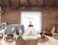 Scnbom Pet Teepee Dog & Puppy Cat Tents Tipi Bed Portable Houses