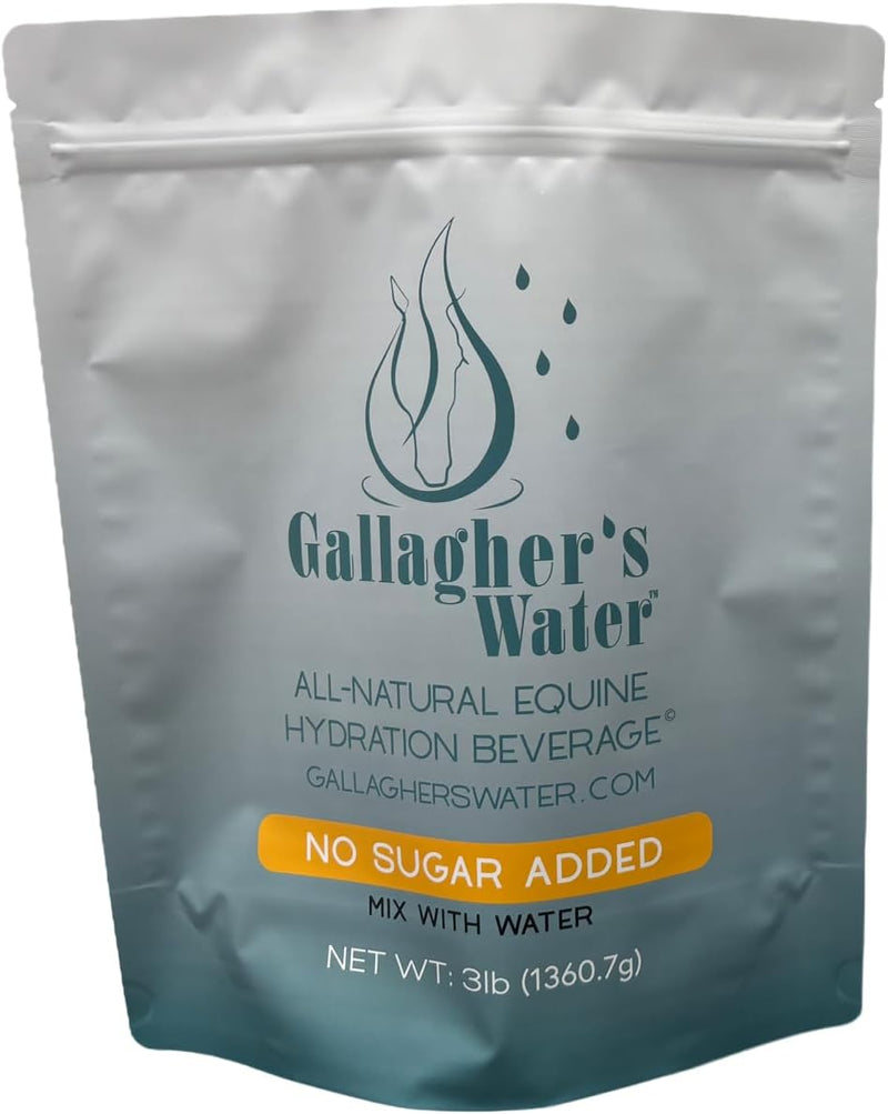 GALLAGHER'S WATER All-Natural Equine Hydration Beverage, Natural Flavor Enhancement Powder Mix Encourages Horses to Drin