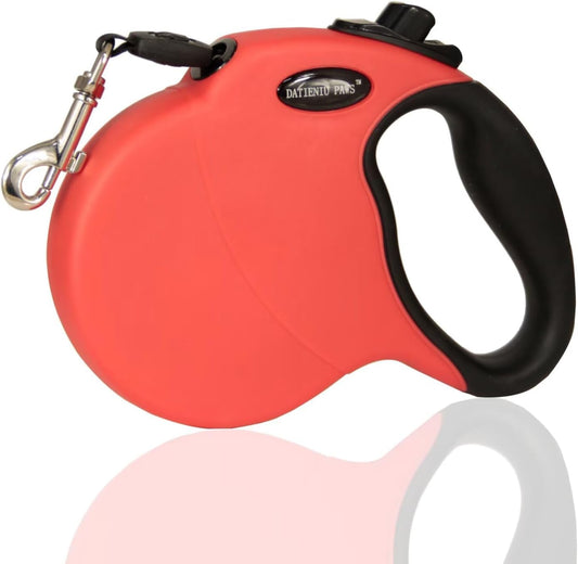 Medium 16 FT Retractable Dog Leash – Adjustable Hands-Free Leash for Dogs Up to 44lbs, Tangle-Free Nylon with Ergonomic 