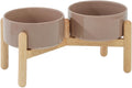Havniva Ceramic Dog Bowls Elevated, Raised Dog Food Bowl for Small Dogs