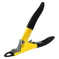 Resco Original Deluxe Dog Nail Clippers - Professional USA-Made Guillotine Trimmer - Heavy Duty Steel for Large Dogs - Yellow