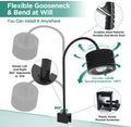 Lominie LED Aquarium Light, Planted Tank Light 4 Channels Remote Control 6500K Aquarium LED Lamp for Freshwater Fish Tan