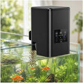 Automatic Fish Feeder for Rimless Aquarium, 170ml USB Rechargeable Vacation Fish Feeder with 3 Feeding Timers, Adjustabl