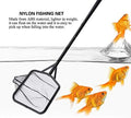 Net - Lightweight Nylon Fish Fishing Net with Plastic Handle