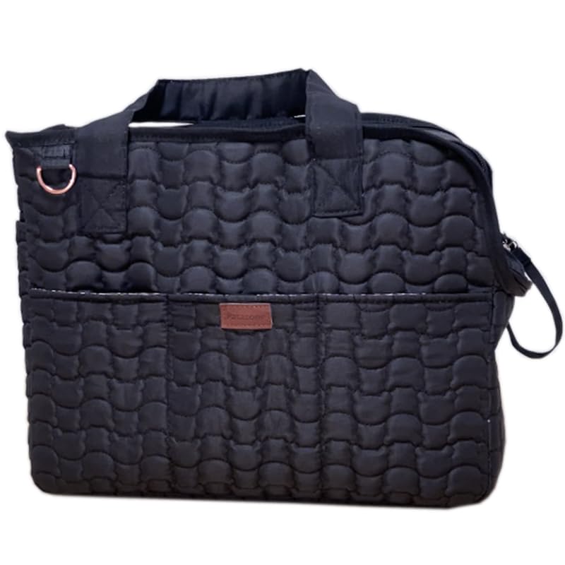 Patazone Small Dog Carrier Purse,Tentle/Lazy Adult Cats Pups Bags with Multiple Pockets,Breathable Mesh Soft Cushion,Travel Womans Pets Totes Picnic Outdoor (Black, Medium)