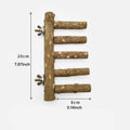 AWXZOM Natural Wood Bird perches Bird Ladder Perch Parrot Ladder Hamster Climbing Toys Nature Wood Stand Parrot Chew Toy for Small Animal