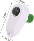 BARKIE Dog Training Clicker with Finger Ring 2 Pack, Puppy Essentials for Behavior Training, Portable Pet Supplies for D